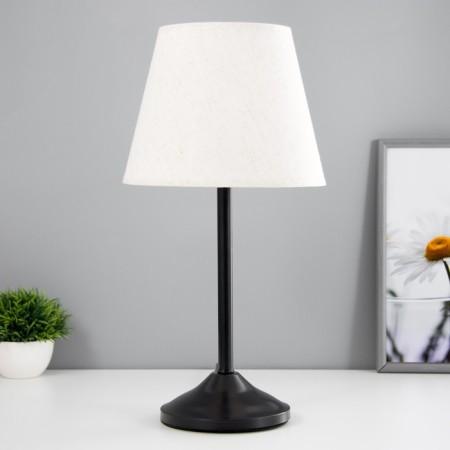 Eleanor desktop lamp 1x15W E27 black/white 22x22x42cm
