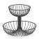 Fruit vase 2-tier, 32 × 25.8 cm, metal