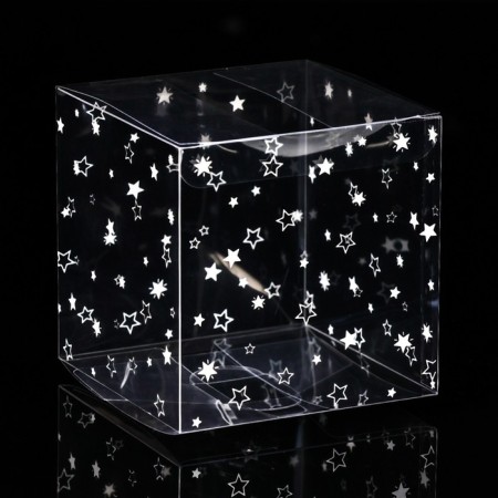 Folding box from PVC "Starfall", 10 x 10 x 10 cm