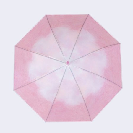Umbrella - a semi -automatic “tenderness” cane, 8 spokes, r = 47 cm, color mix-7