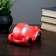 Piggy bank "car" red, 13x8cm