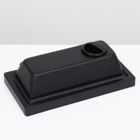 Aquarium "rectangular" with a lid, 5 liters, 25 x 13 x 15.5/18 cm, black-5