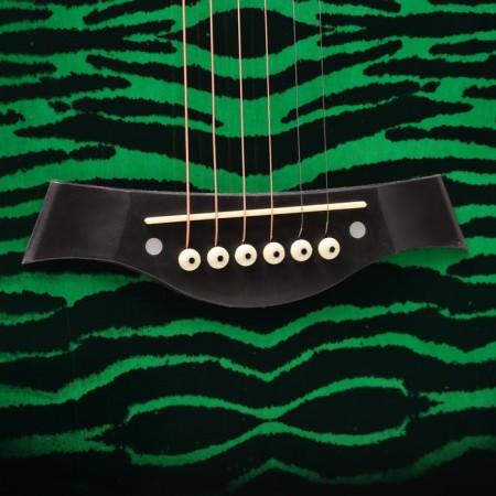 Acoustic guitar Music Life QD-H38Q-HW, Green-3