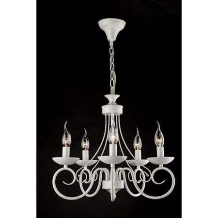 Provence chandelier, 5x40W E14, white color-1