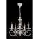 Provence chandelier, 5x40W E14, white color