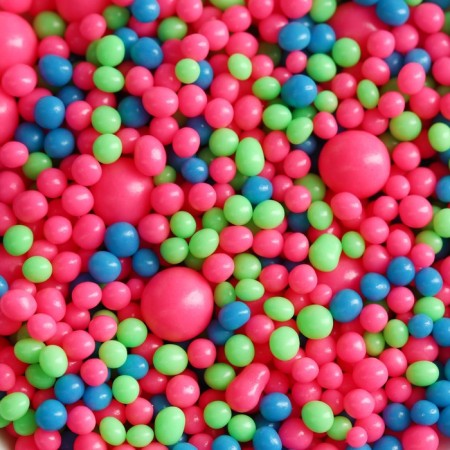 Sprinking is soft: pink, blue, green 25 g.-3