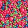 Sprinking is soft: pink, blue, green 25 g.