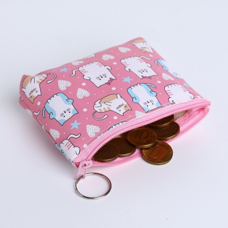 Monetnik's wallet with a zipper, color mix-3