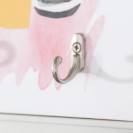 Decorative hooks 2 hooks "Cacti in pots" 19x24 cm-2