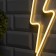 Neon sign "Lightning" 13 × 33.5 cm, AAX3 batteries (not in the kit), USB, glow warm white