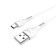 Cable Hoco X37, Type -C - USB, 3 A, 1 m, PVC braid, white