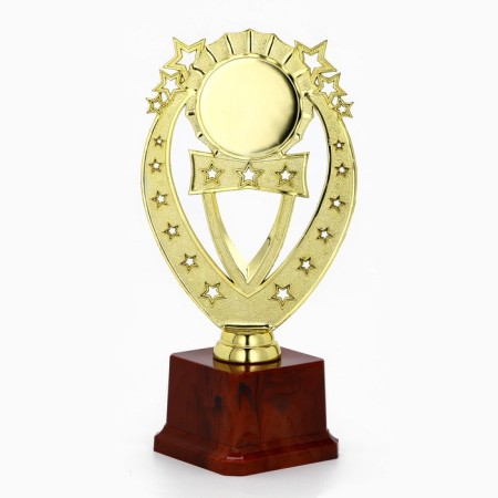 Award figure Cup, gold, plastic stand, 22 x 11 x 7.5 cm-1