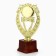 Award figure Cup, gold, plastic stand, 22 x 11 x 7.5 cm