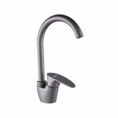 Kitchen mixer PLSTART PL4105-17, single-leaf, 35 mm cartridge, ABS plastic, graphite