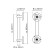 Building for a bath Pro S 30 cm, white