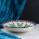 Largan Rishtan ceramics "Flowers", 32 cm, blue, deep