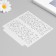 Stencil of the background plastic "monogram" 13x13 cm