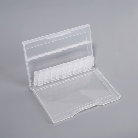 Organizer for cutters, 10 departments, 8.5 × 5.5 cm, transparent color-2