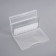 Organizer for cutters, 10 departments, 8.5 × 5.5 cm, transparent color