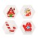 Aquamosaic "Santa Claus with a house", key chains, in a bag