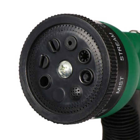 A pistol for watering, 8 modes, a latch, a connector, an ergonomic pen, plastic, Greengo-2