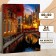 Picture on numbers on a canvas with a subframe "Evening bridge", 40 x 50 cm