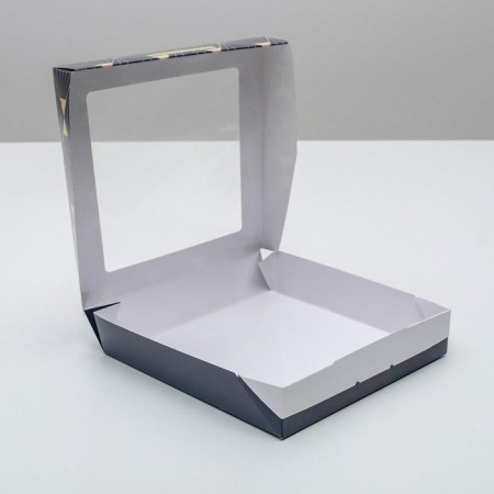 Confectionery packaging, boxing box "Present", 20 x 20 x 4 cm-1