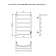 Electric towel "Sanprise" Classic P6, 400x600 mm, universal, white