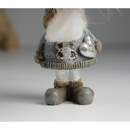 Suvenir Polystone "Santa Claus in a cap with a heart, with an asterisk" mix 4.5x3x11 cm-6
