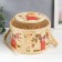 Bamboo box "Garden with peonies" openwork, with handles 19x26x26 cm