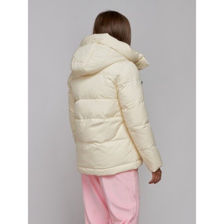 Winter jacket, size 50, light yellow color-5