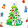 Developing toy "Fun Velcro, Christmas tree, beautiful"