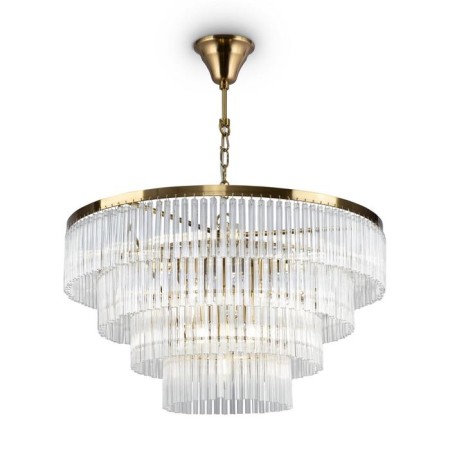 Suspension lamp Maytoni Mod093PL-13BS, 13HE14, 40W, 59x59x131 cm, brass color