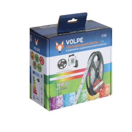 Volpe 3 m, IP20, SMD5050, 60 LED/m, 12 V, RGB LED.-15