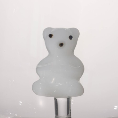 Glass mug with a figure at the bottom "Seren. Bear ", 350 ml-1