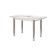Boston table 900x600x745 Glass with photo printing Florence White/Chrome