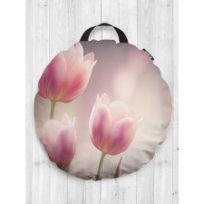 Pillow Sidushka “Tenderness at dawn”, decorative, D = 52 cm
