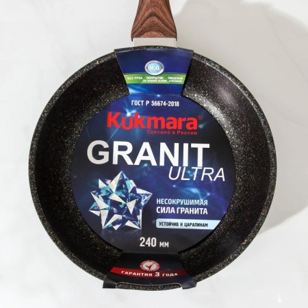 Granit Ultra pan, d = 24 cm, with a pen, anti -stick coating-8