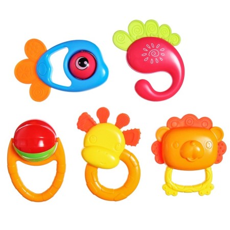 A set of rattles "Happy Baby", 5 pcs, crush me-6