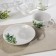 Tea steam porcelain "olives", 275 ml, cup D = 9.2 cm, saucer d = 15.1 cm, Mix drawing