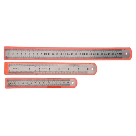 A set of metal lines 3 pieces: 15 cm, 20 cm, 30 cm.-4