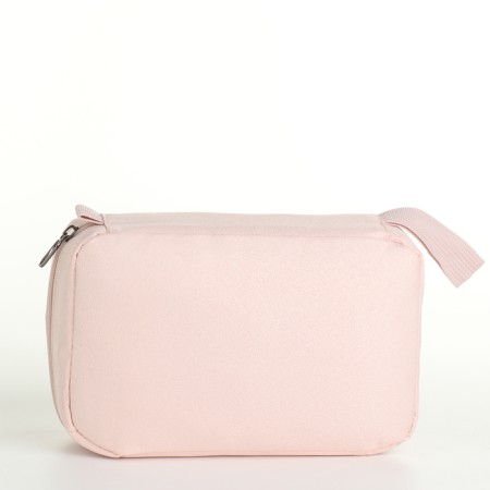 Cosmetic bag on lightning, pink color-1