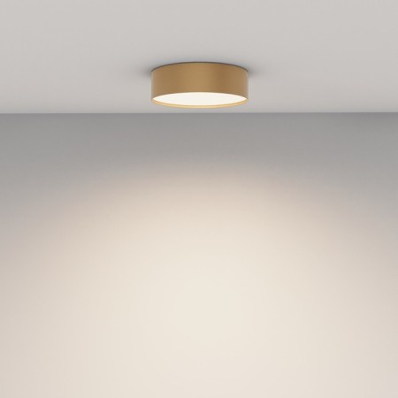 Technical C032CL-24K-RD-MG, LED, 24 W, 220x220x60 mm, 1760 lm, 4000K, 2835, matte gold, matte gold-5