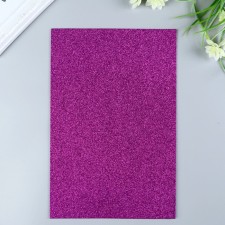 Foamiran glitter Magic 4 Hobby 2 mm cent. Lilac, 20x30 cm