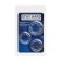 Erection rings, gel silicone, soft, set of 3 pcs, transparent