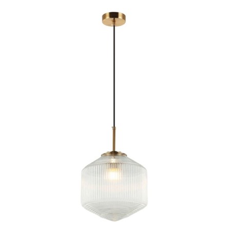 Suspended lamp Elton 1xe27 40W, size 25x25x36-150 cm, bronze color