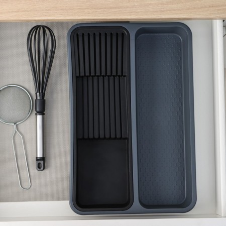 Tray for cutlery and knives, 40 × 26 × 5.1 cm, 2 compartments-3