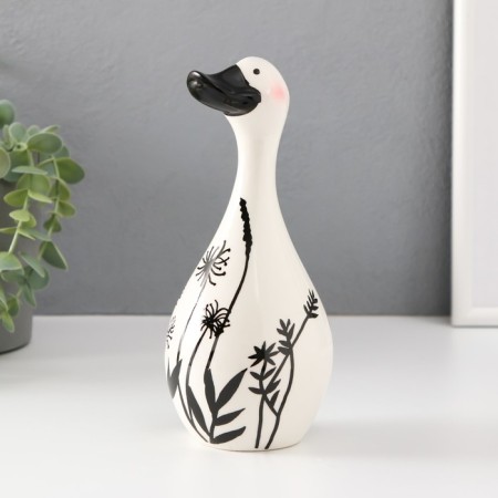 Souvenir Ceramics "Duck. Different Trade" Belo-CHIR 8.5x8.5x19.5 cm-1