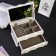 Casket wood for jewelry "Rose" white 12.5x16x25.5 cm