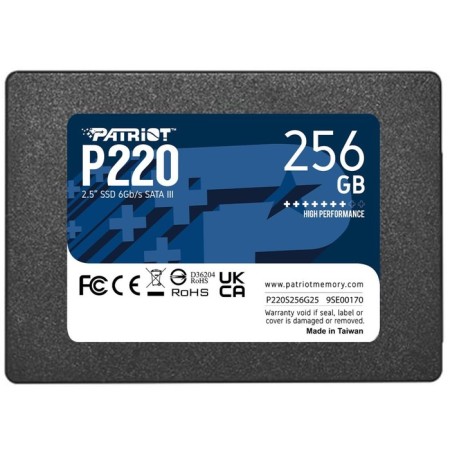 SSD Patriot Sata-III 256GB P220S256G25 P220 2.5 "